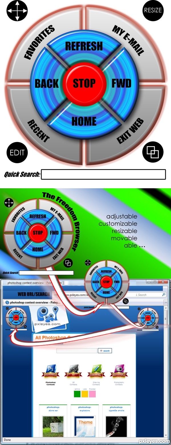 Creation of Playing w/I-Pod Idea Browser: Final Result